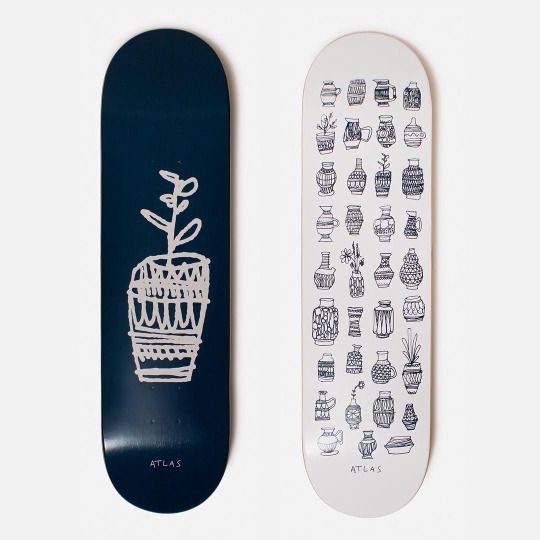 Atlas skate decks by Cody Hudson