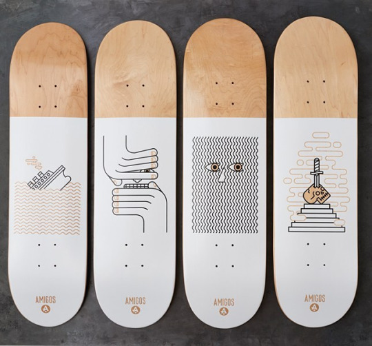 Winter 2016 serie by Amigos Skateboards