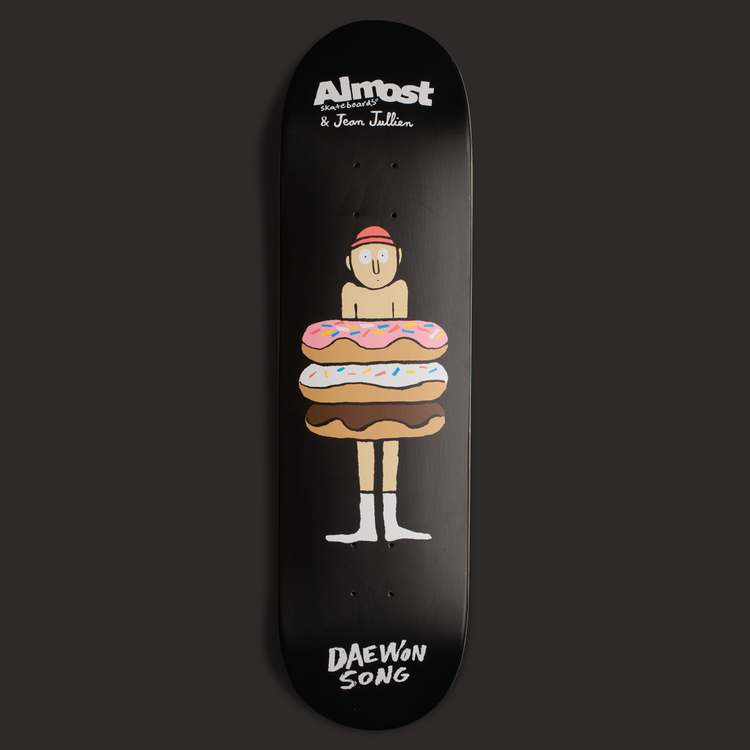 Jean Jullien skateboards for Almost