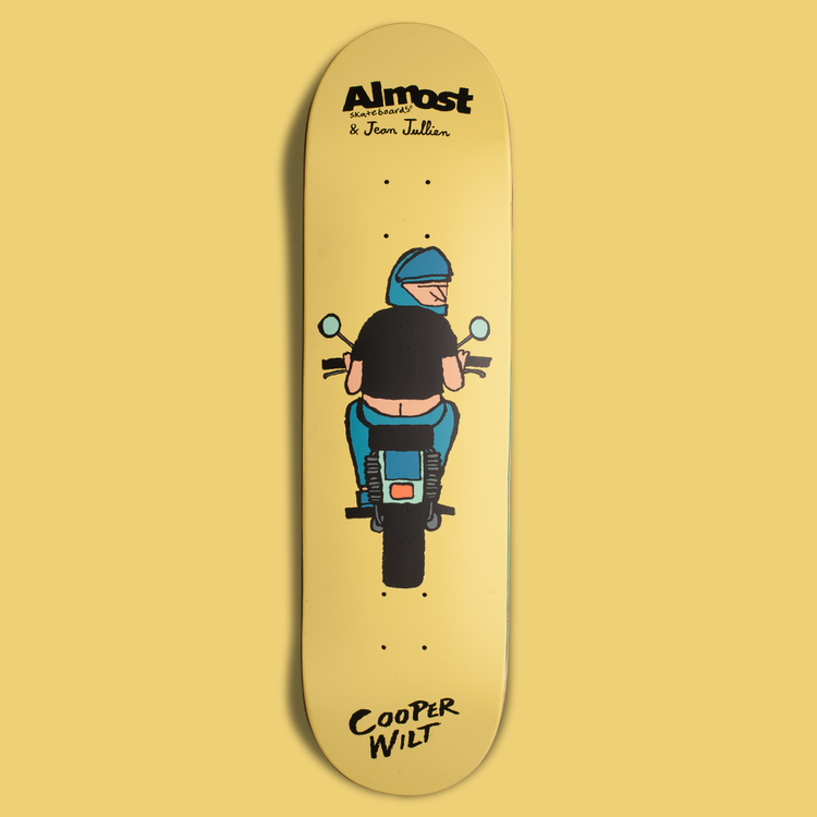 Jean Jullien skateboards for Almost