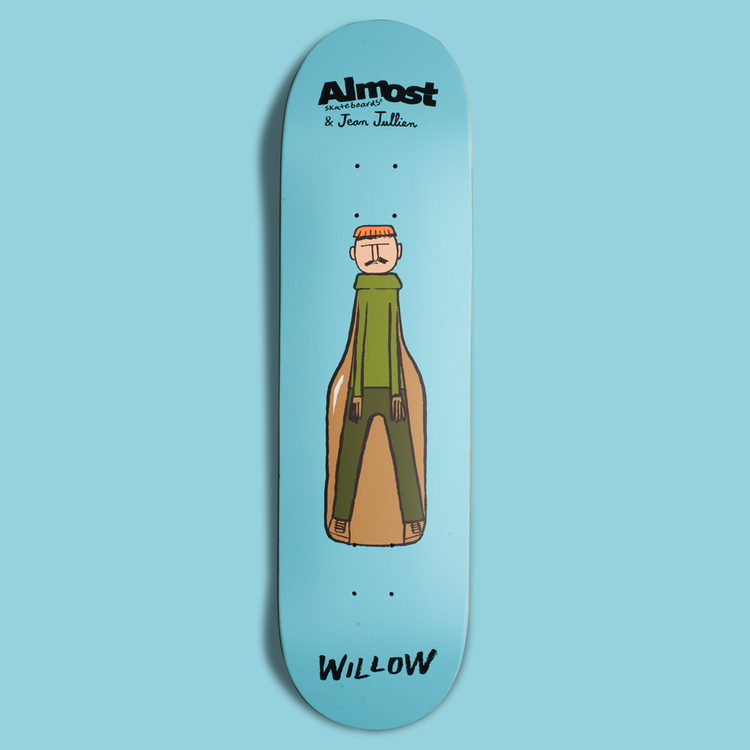 Jean Jullien skateboards for Almost