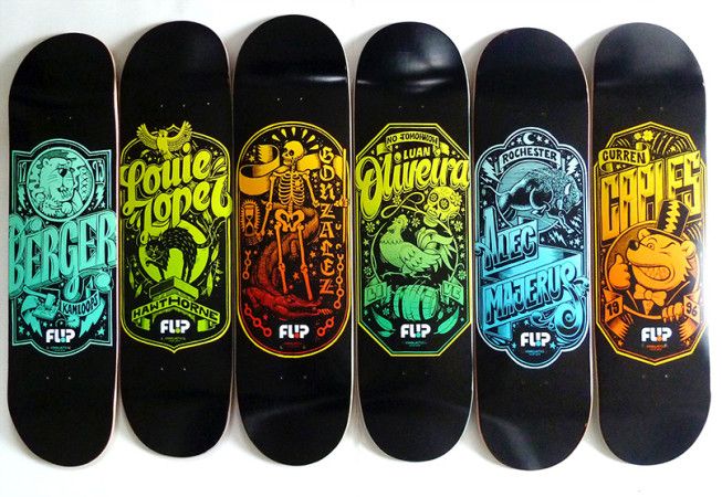 Iconoclastic series by Flip Skateboards x Martin Ander