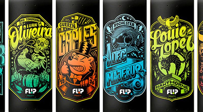 Iconoclastic series by Flip Skateboards x Martin Ander