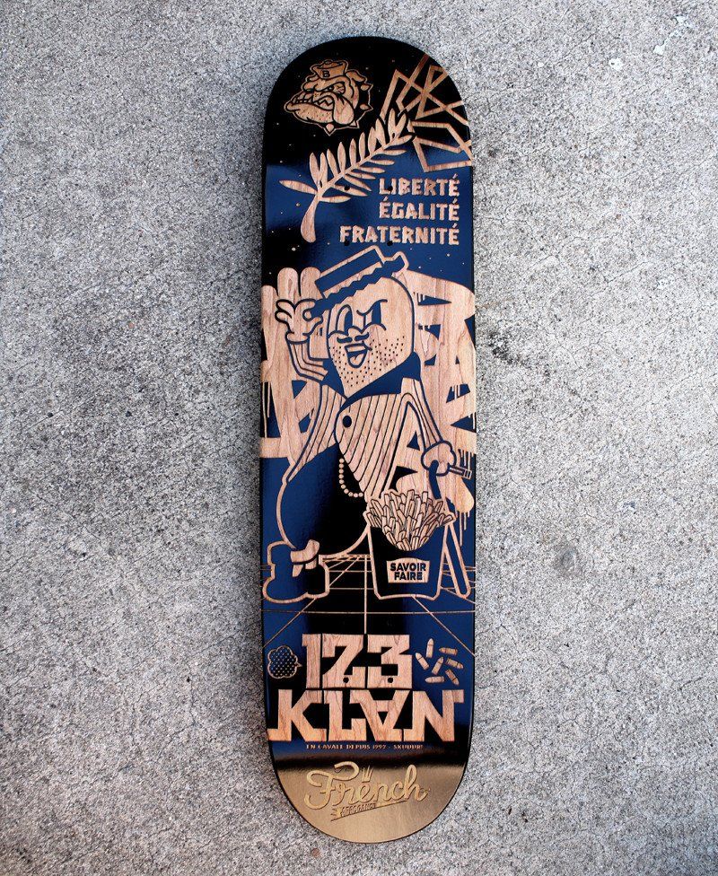 123KLAN x BANDIT1SM skate-decks