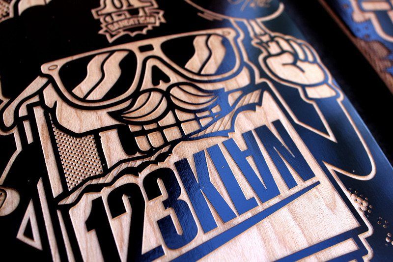 123KLAN x BANDIT1SM skate-decks