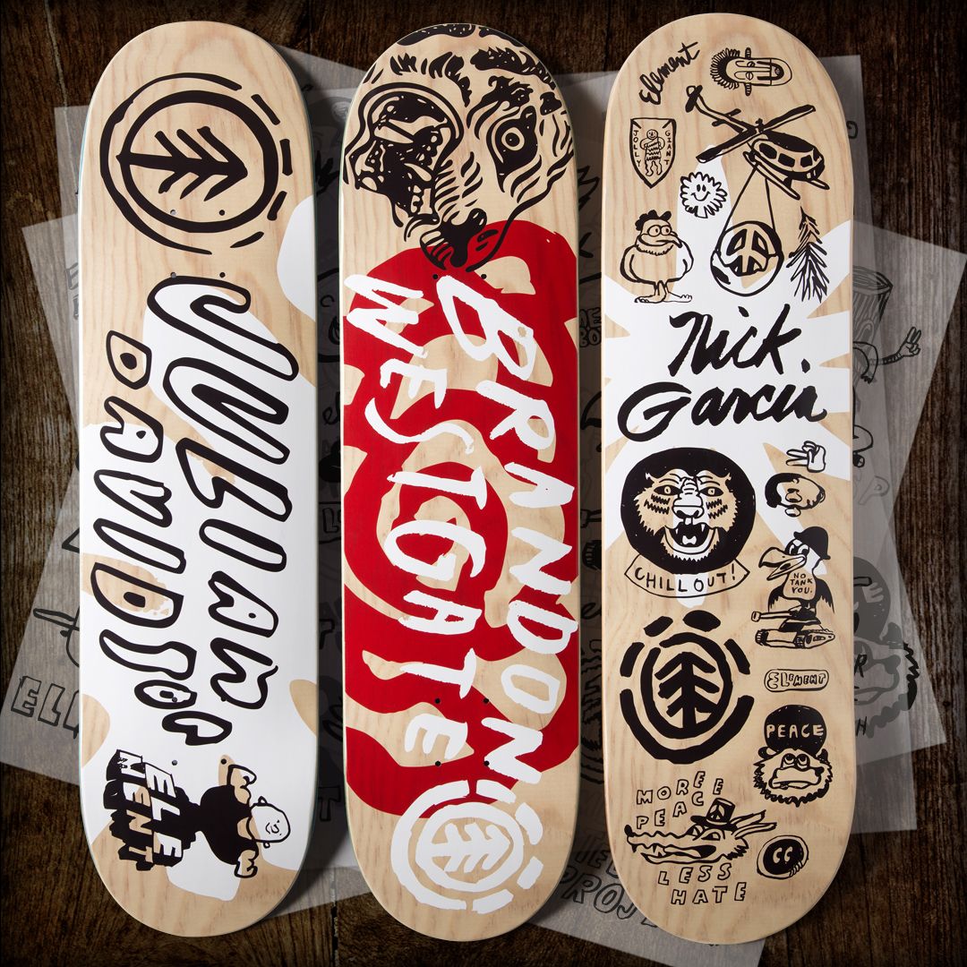 Sketchbook Element x Mason Mcfee skateboards