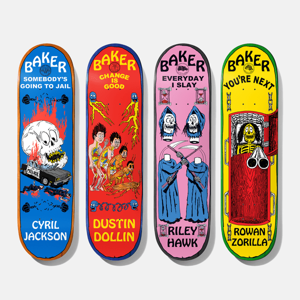 J.J. Villard series x Baker Skateboards