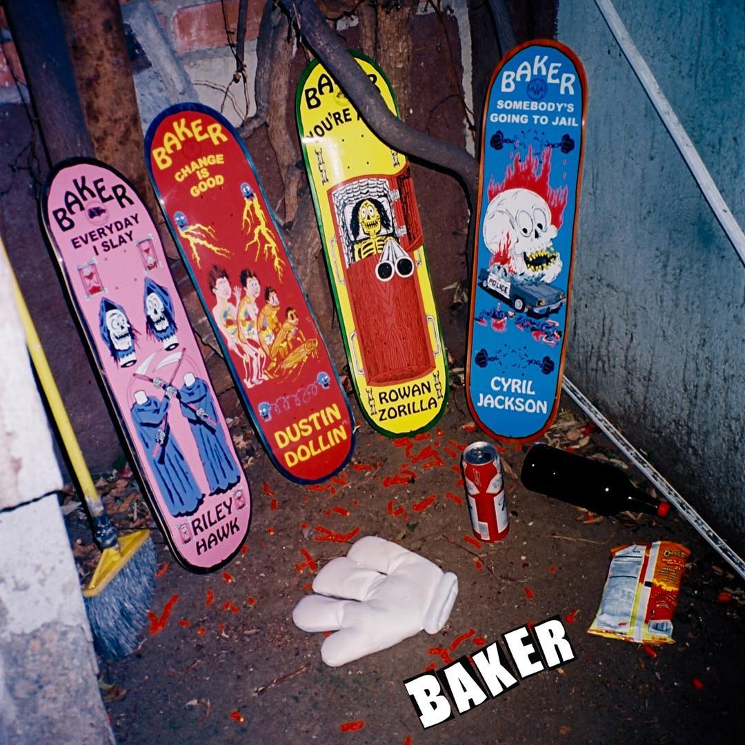 J.J. Villard series x Baker Skateboards