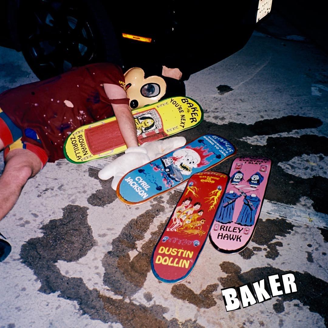 J.J. Villard series x Baker Skateboards