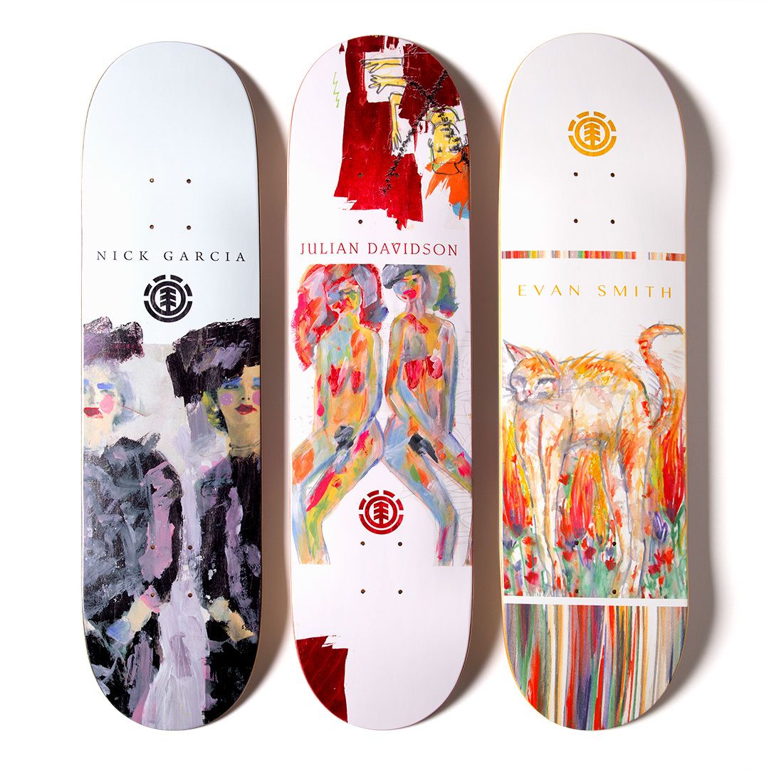 Piper Pages series by Element Skateboards x Piper Lewine
