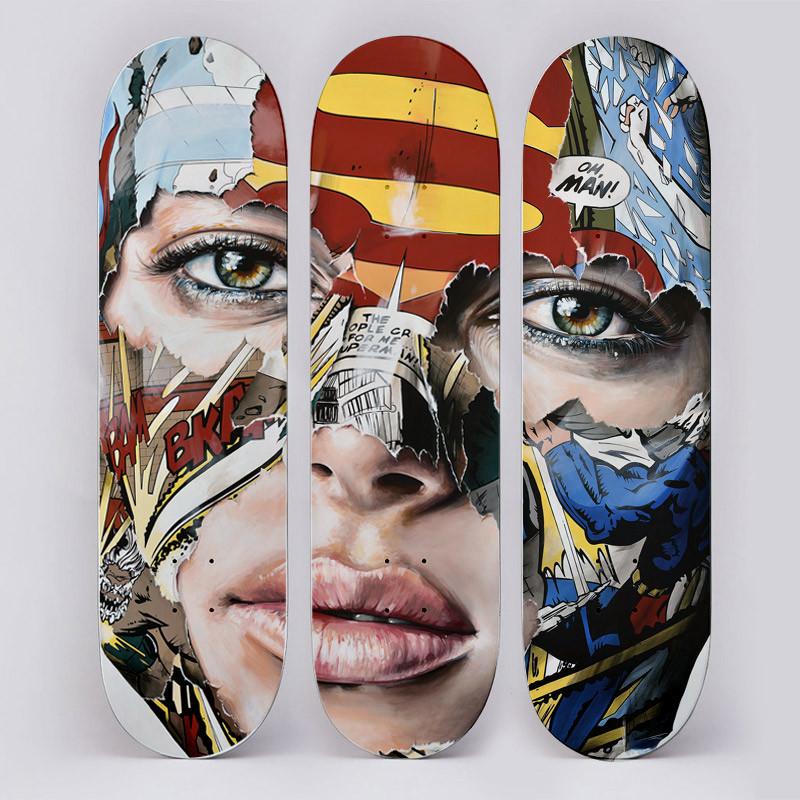 La Cage Entre La Lumiere Et L Obscurite By Sandra Chevrier Skateboard 7