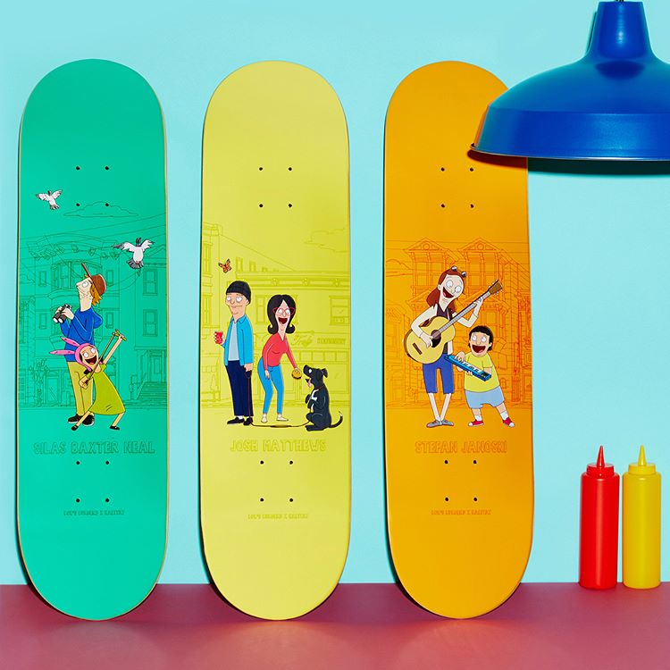 Bobs Burger Habitat Skateboards 1