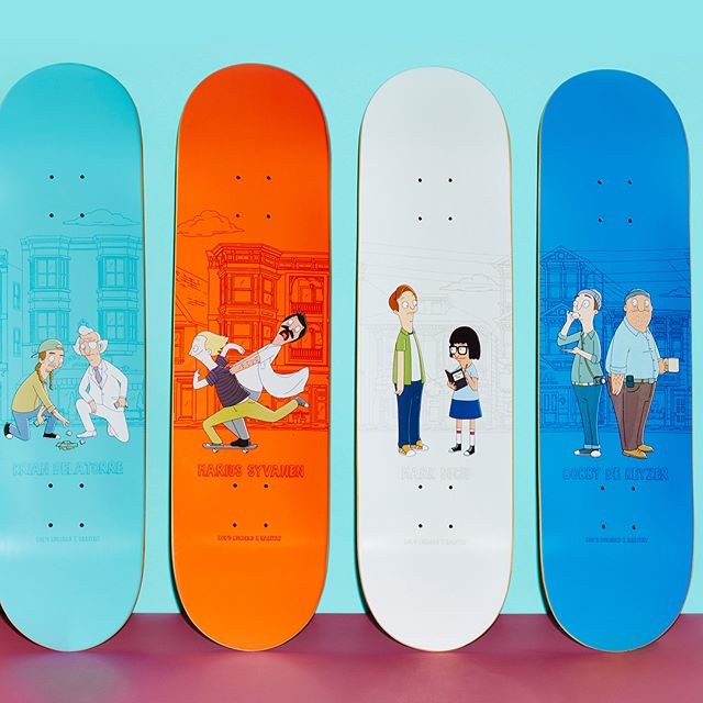 Bobs Burger Habitat Skateboards 2