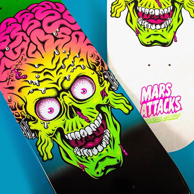 Mars Attack Santa Cruz Skateboard 19