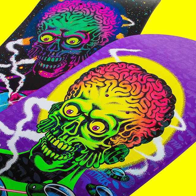 Mars Attack Santa Cruz Skateboard 24