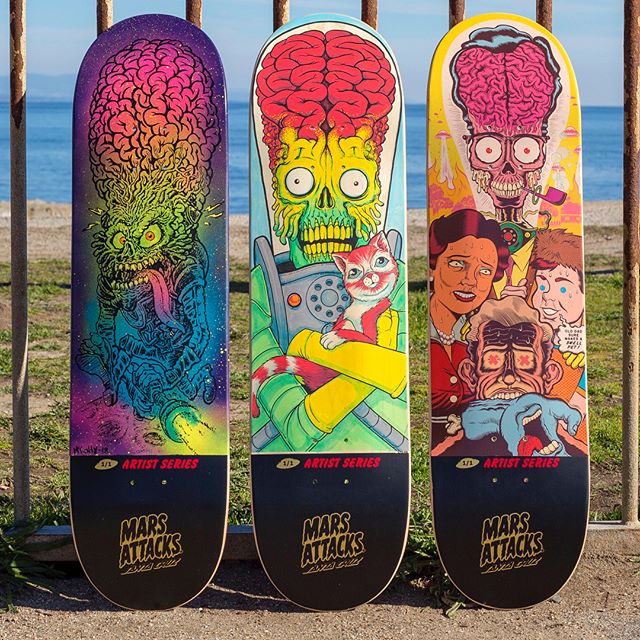 Mars Attack Santa Cruz Skateboard 25