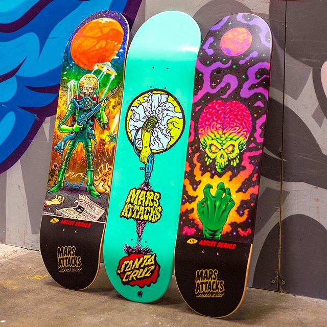 Mars Attack Santa Cruz Skateboard 30