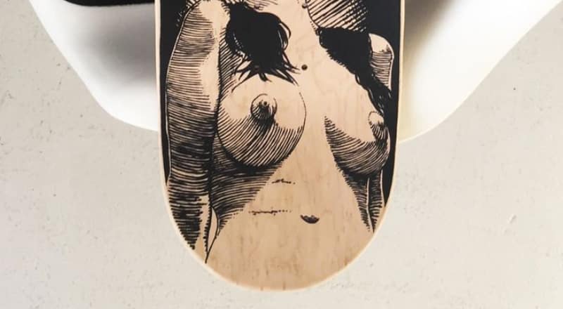 Apollonia Saintclair Skateboard Deck4