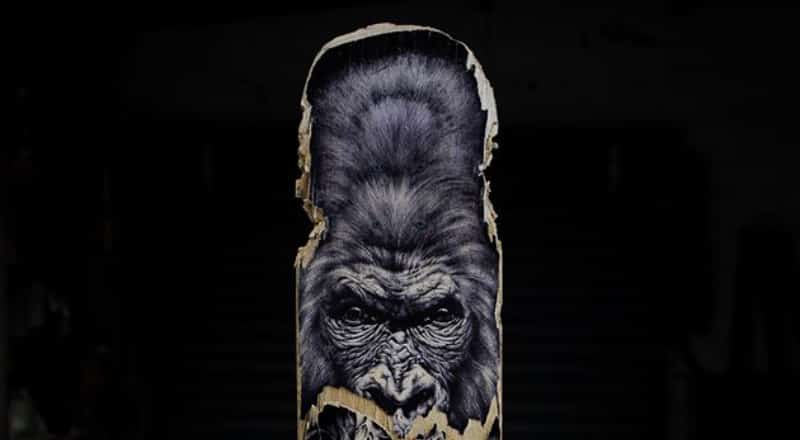 Gorilla Skateboard By Skraal