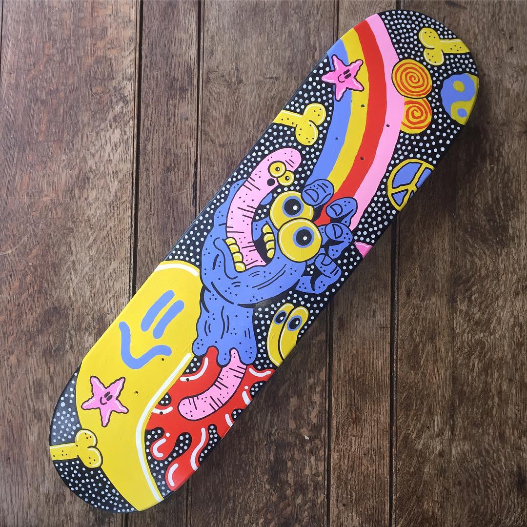 Sam Taylor Custom Board For Santa Cruz Skateboards 3