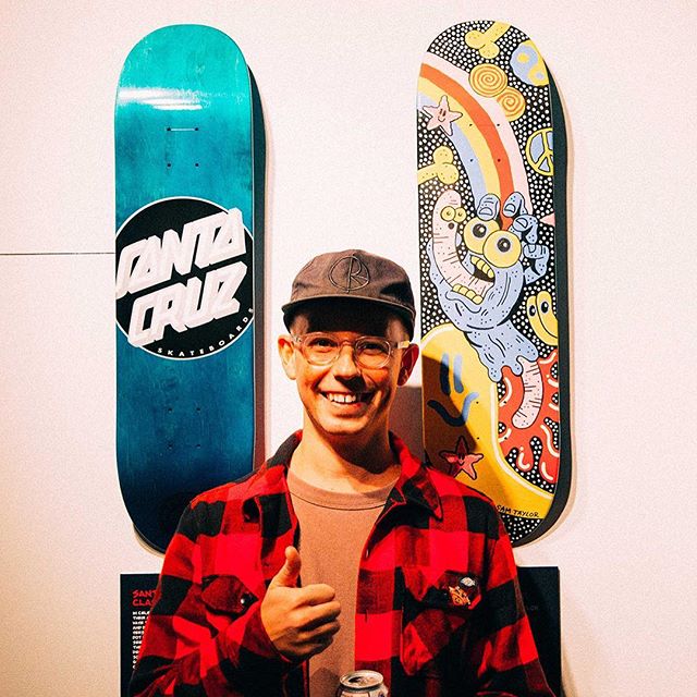 Sam Taylor Custom Board For Santa Cruz Skateboards 4