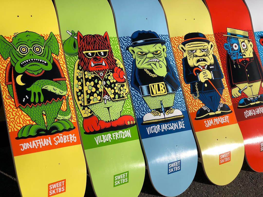 Character Series By Mander Sweet Skateboards 2