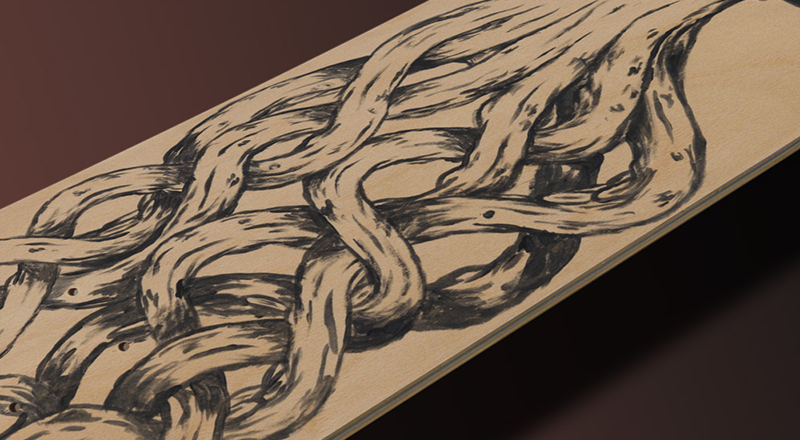 Kraken Skateboard Deck 3