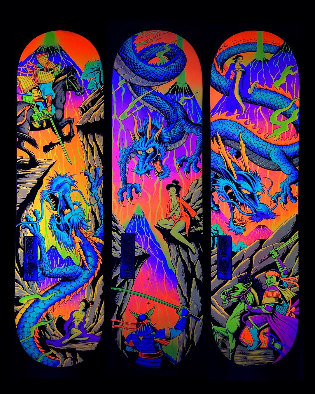 Blacklight Series By Darkstar Skateboards 2