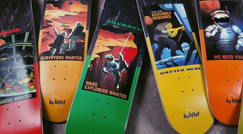 Nasa Collection Habitat Skateboards 12