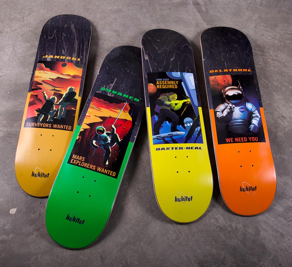 Nasa Collection Habitat Skateboards 13