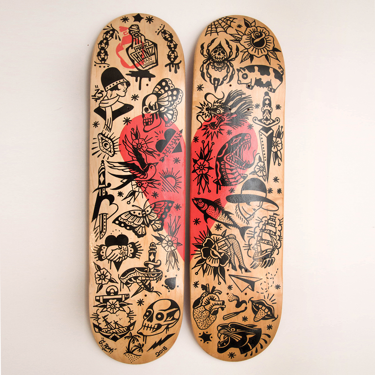 Amour Skate Et Tattoos Par Grom 4