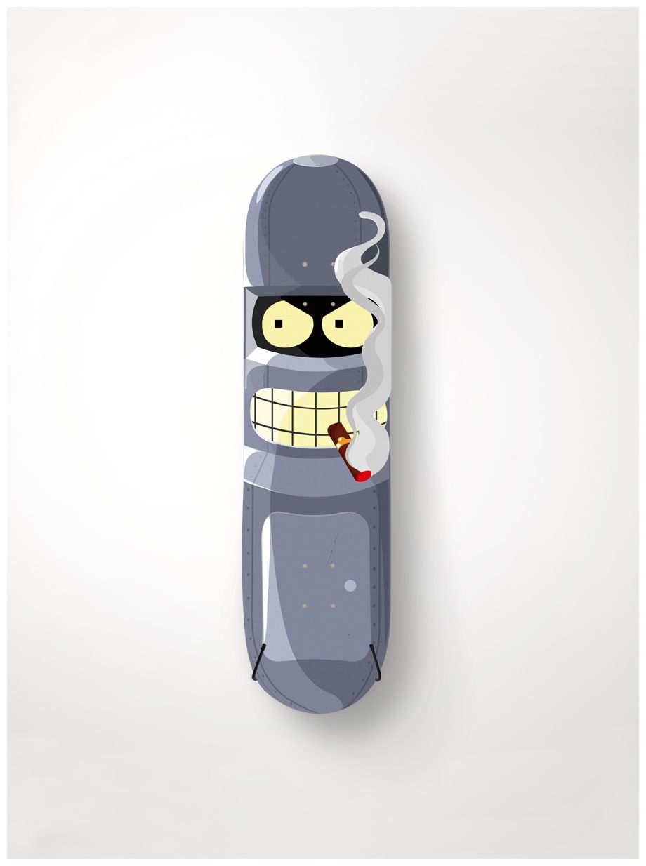 Bender Skateboard by Sanja Cezek