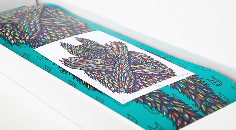 Kick + Push, skate deck KickstARTer