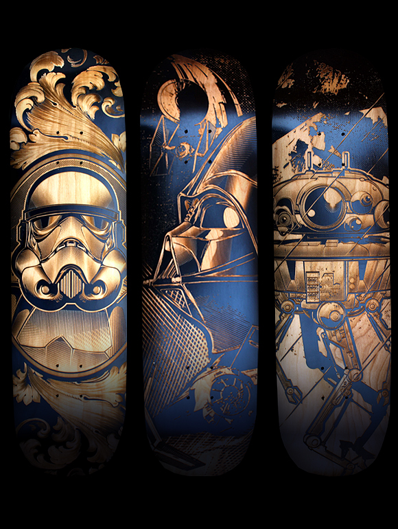 Hydro74 Starwars skateboards