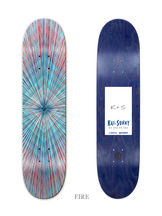 Kai & Sunny x Colette x Element Skateboards