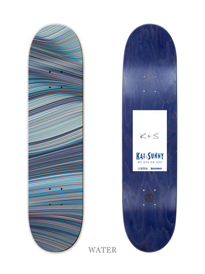 Kai & Sunny x Colette x Element Skateboards