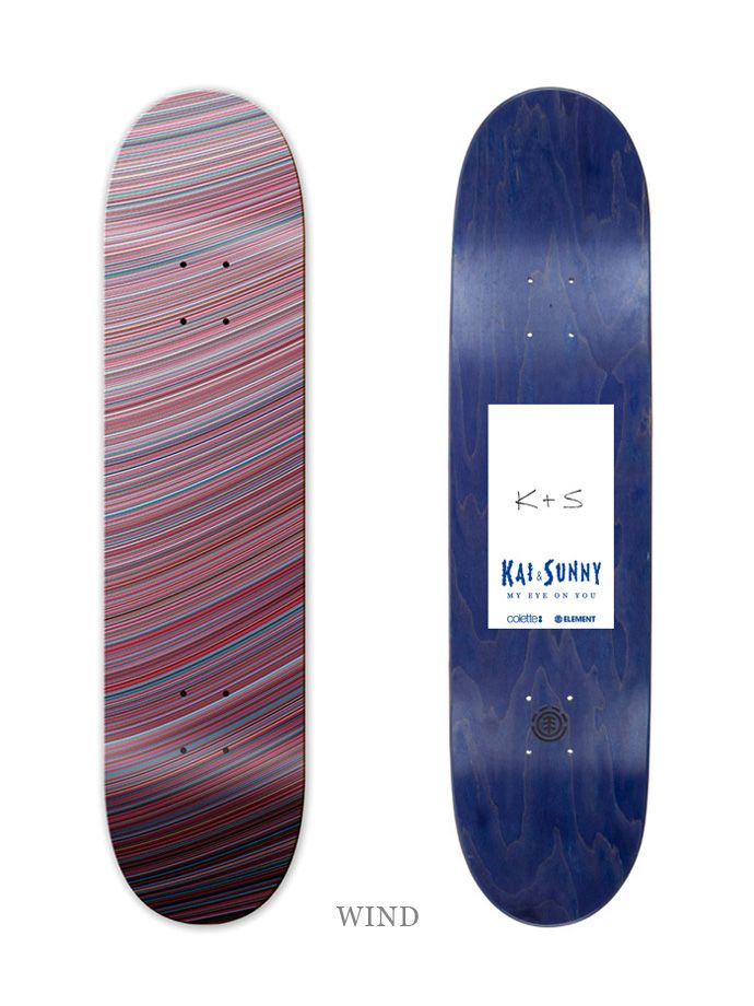 Kai & Sunny x Colette x Element Skateboards