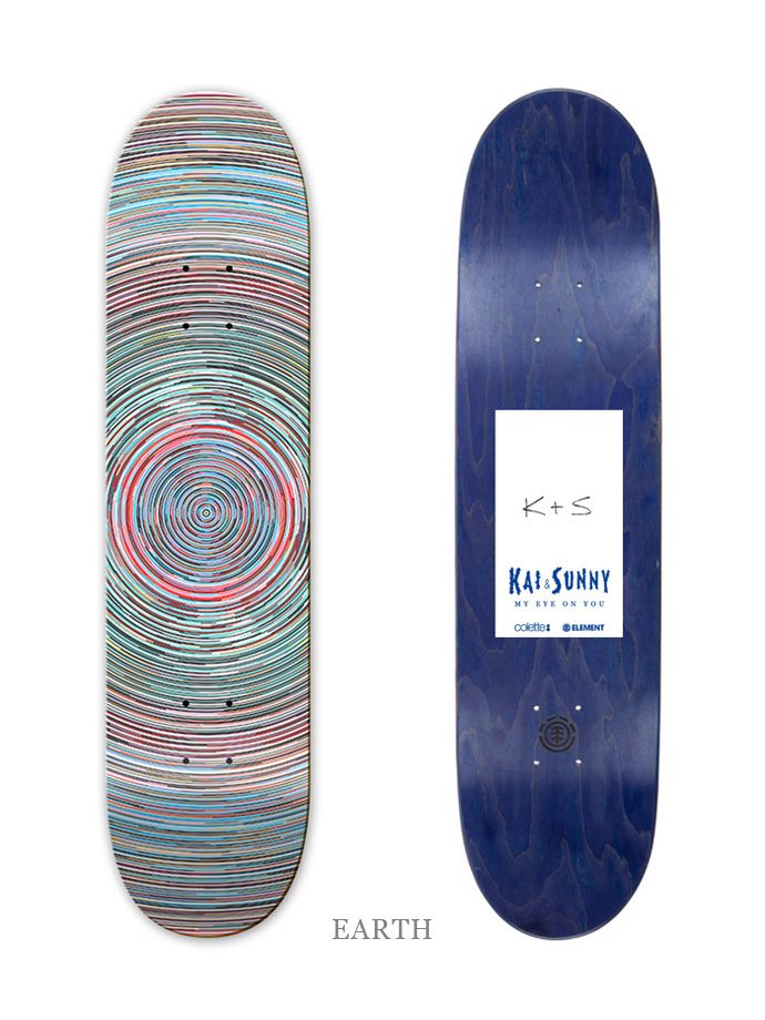 Kai & Sunny x Colette x Element Skateboards