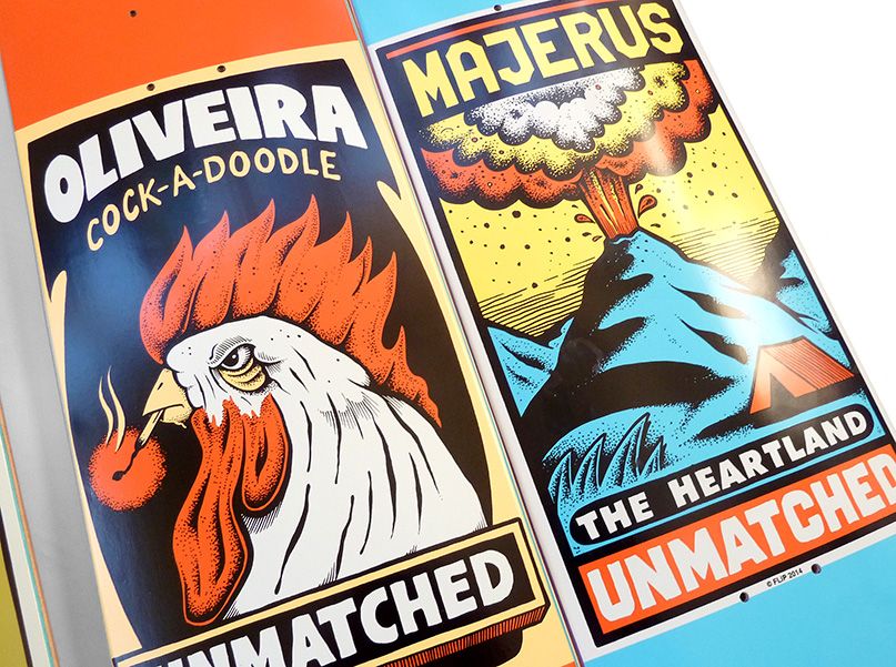 Flip skateboards unmatched series by Mander