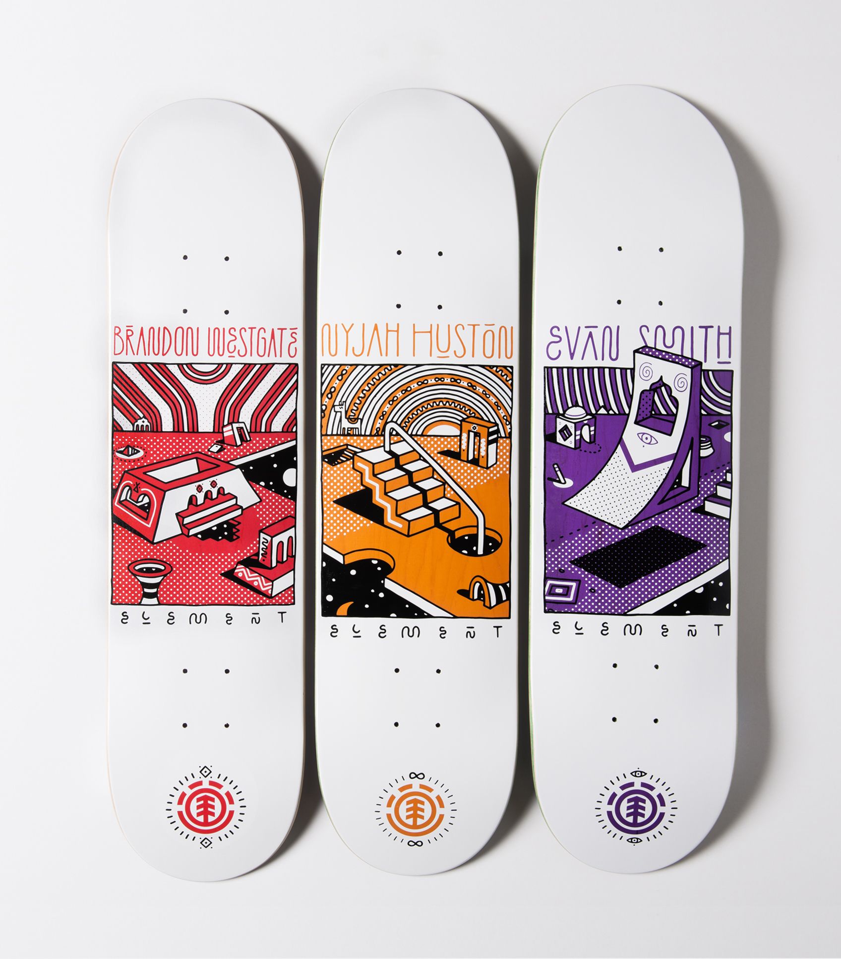 Element x Elna skateboards