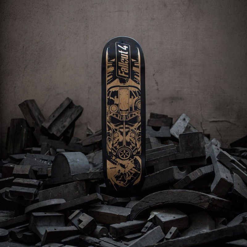 Fallout x Hydra74 skate deck