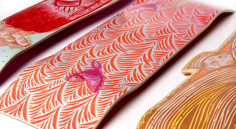 Wompus series by Thomas Campbell x Element Skateboards