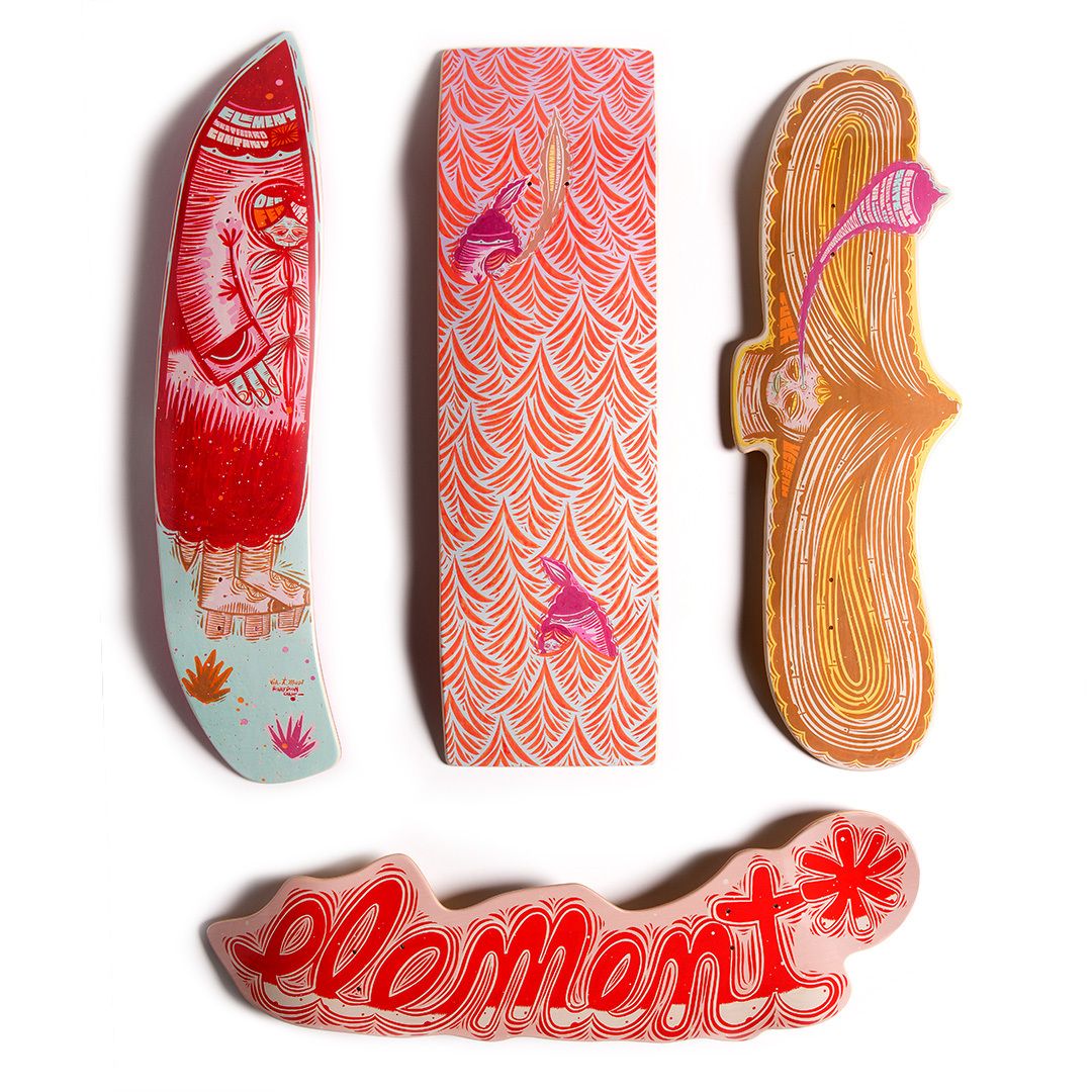 Wompus series by Thomas Campbell x Element Skateboards