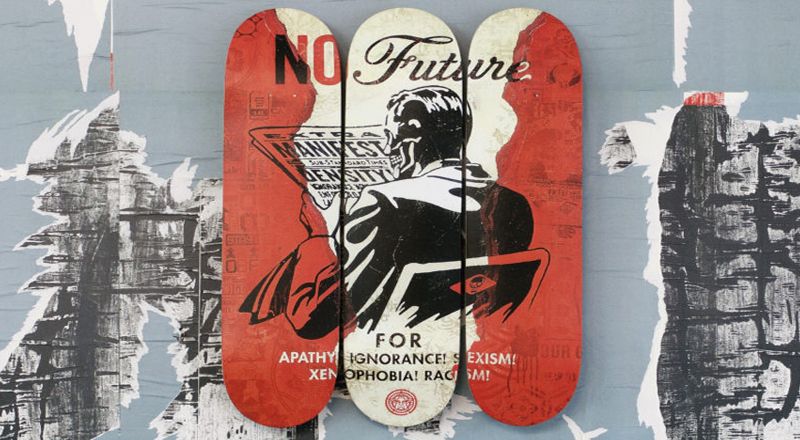 Shepard Fairey Obey Skateboard Deck Set