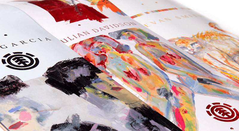 Piper Pages series by Element Skateboards x Piper Lewine