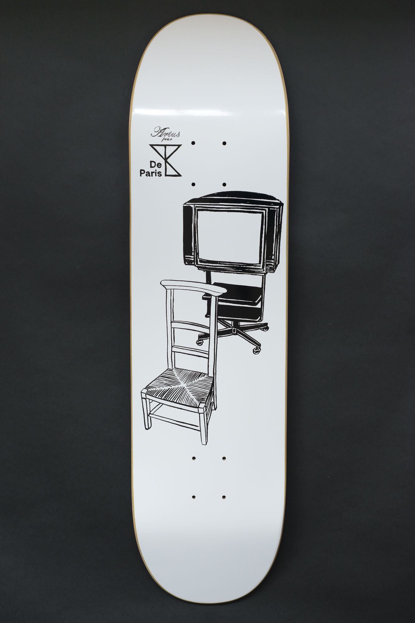 DeParis Yearbook x Artus de Lavilléon skateboards