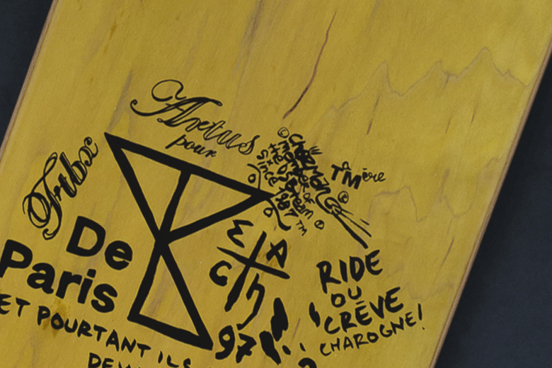 DeParis Yearbook x Artus de Lavilléon skateboards