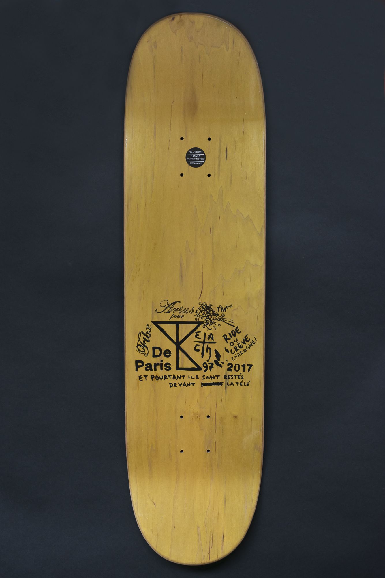 DeParis Yearbook x Artus de Lavilléon skateboards