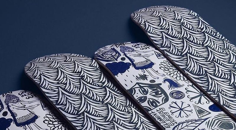 The Indigo series by Thomas Campbell x Element Skateboards