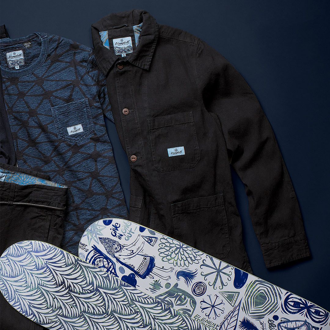 The Indigo series by Thomas Campbell x Element Skateboards